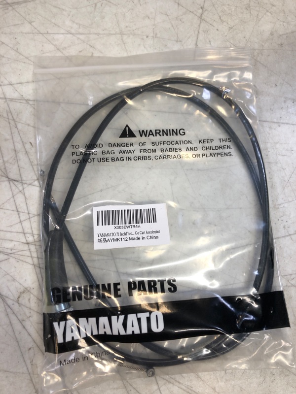 Photo 2 of YAMAKATO 71 Inch Throttle Cable for Go Kart Predator 212 cc Engine GX160 GX200 196cc 5.5hp 6.5hp Manco 8252-1390 ASW Go Cart Accelerator 71in Kart