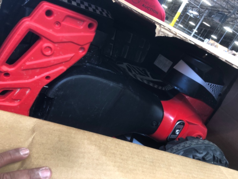 Photo 2 of ELEMARA 2 Seater Kids ATV, 4 Wheeler Quad Electric Vehicle with 10AH Battery, 4mph, 2 Charging Ports, Bluetooth, LED Headlights, Music, Radio, 12V Battery Powered Kids Ride on Car for Age 3-8, Red