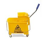 Photo 1 of Mind Reader Commercial Mop Bucket - with Down Press Wringer -