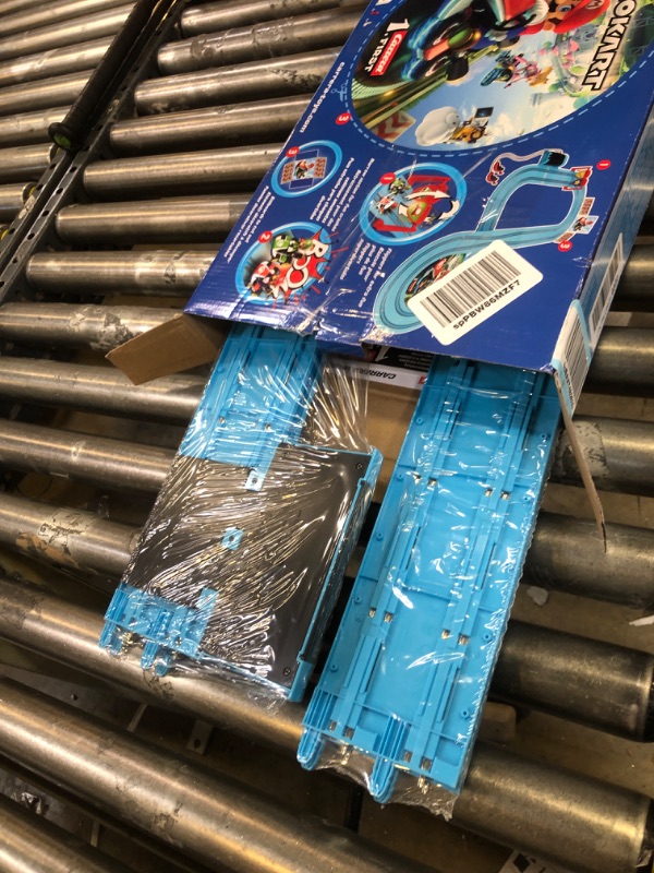 Photo 1 of Carrera First Nintendo Mario Kart Slot Car Race Track - Includes 2 Cars: Mario and Luigi and Two-Controllers - Battery-Powered Beginner Set for Kids Ages 3 Years and Up, 20063028 Mario Kart / Flippers