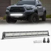 Photo 1 of LTEODCHEW 30 Inch LED Light Bar, 630W Super Bright Triple Row Spot&Flood Combo Driving Light, IP68 Waterproof Off Road Car Roof Bumper Grille Working Light for UTV RZR Toyota Rav4 Tacoma SUV Jeep