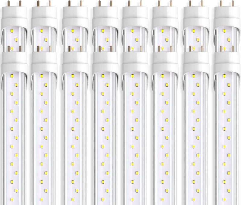 Photo 1 of Barrina T8 T10 T12 LED Light Tube, 4FT, 22W, 6000K (Super Bright White), 2600 Lumens, Dual-End Powered, Clear Cover, T8 T10 T12
