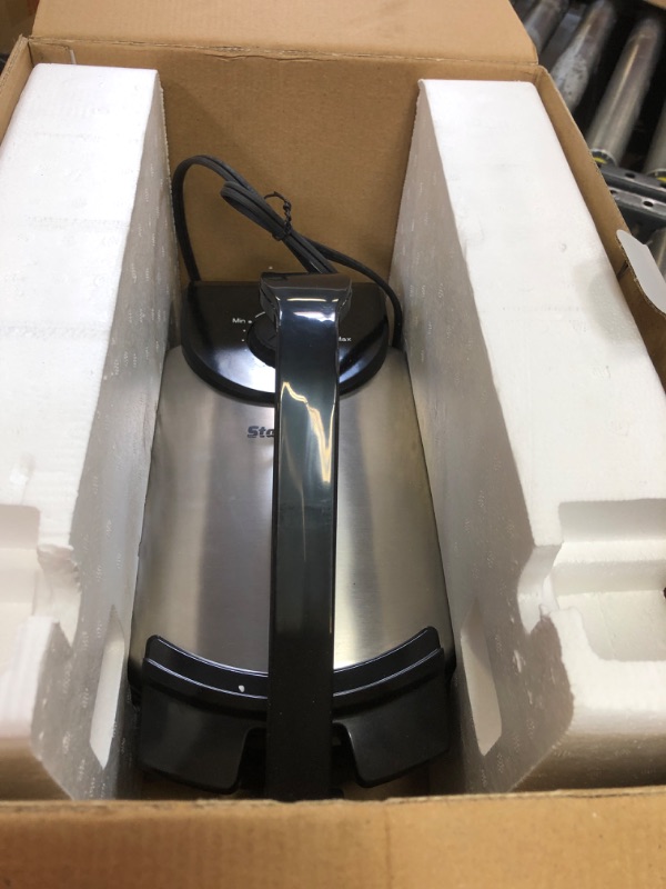 Photo 1 of 10inch Roti Maker by StarBlue with FREE Roti Warmer - The automatic Stainless Steel Non-Stick Electric machine to make Indian style Chapati, Tortilla, Roti AC 110V 50/60Hz 1200W SB-SW2093
