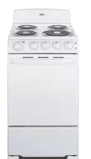Photo 1 of 20 in. 2.3 cu. ft. Electric Range in White---FACTORY SEALED 
