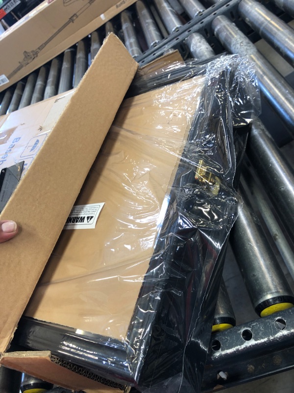 Photo 1 of Verani 20 Baseball Display Case Cabinet Rack for Baseball Shadow Box with UV Protection Acrylic Door ,Wall Mount Display Cabinet for Baseball Enthusiast Collectible(Black) Large-Black