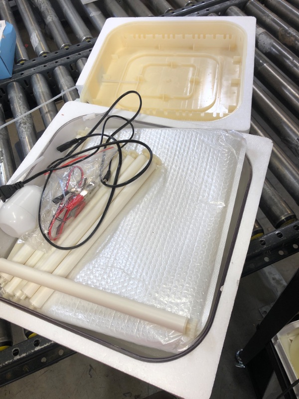 Photo 1 of 25 Egg Incubator for Hatching Chicks, Automatic Egg Turner with Thermometer Seat and Humidity Control, Egg Candler, 360° View