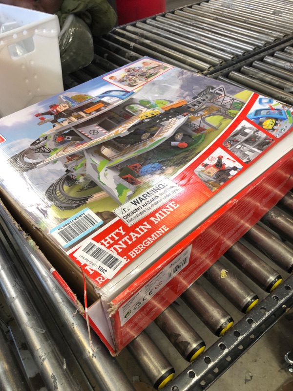Photo 1 of Hape Kids Wooden Railway Mighty Mountain Mine Set, L: 36.2, W: 23, H: 26 inch