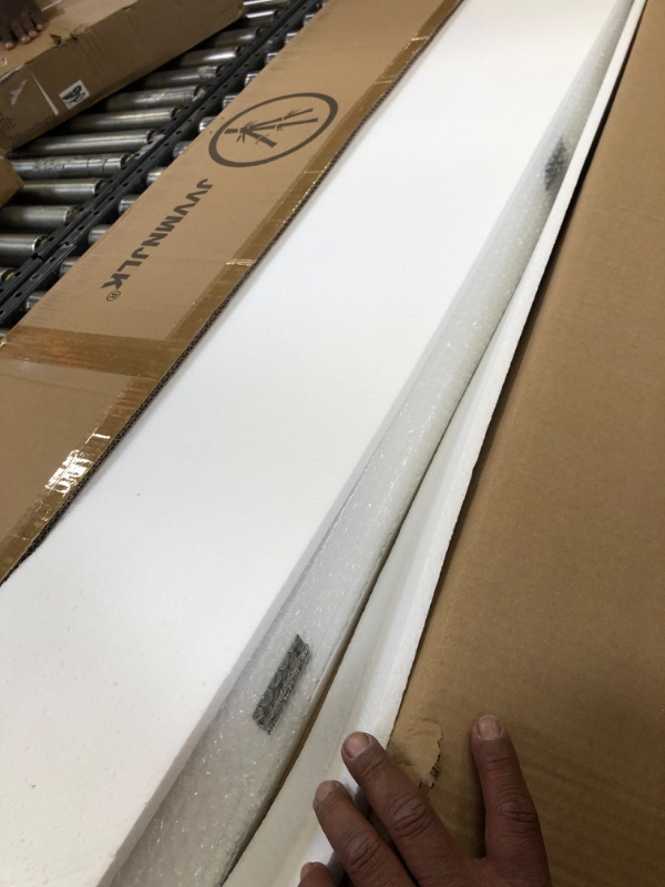 Photo 1 of 4-Panel Pegboard Display, Room Divider Wood Folding Privacy Screen Freestanding Display Board Organizer for Retail, Craft Show, Art Display, White