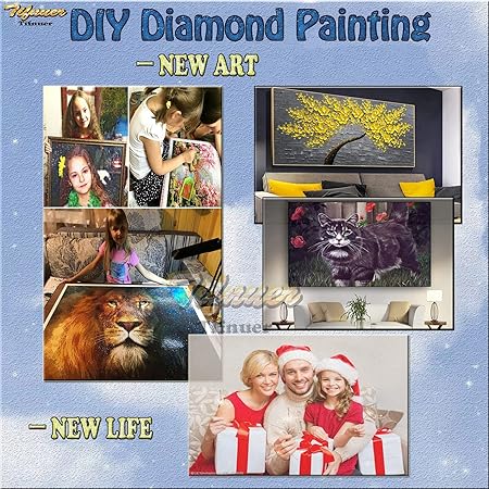 Photo 1 of  Diamond Art Frames, Frames for 30x40cm Diamond Art Painting Canvas, Soft Magnet 12x16 inch/ 30x40 cm Diamond Art Frames Display 10x14inch/ 25x35cm Picture Poster Wall Art Frame (Black)