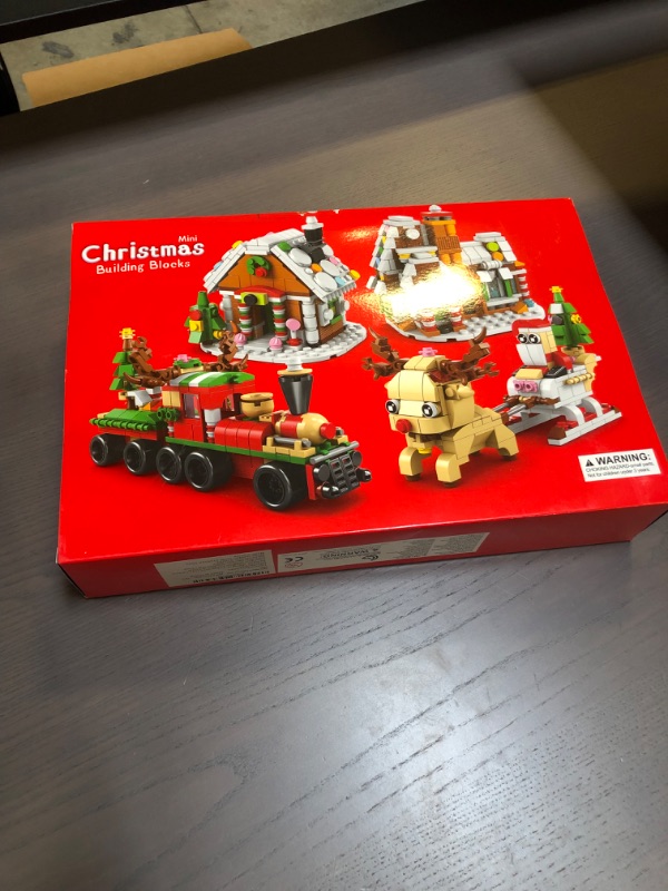 Photo 1 of 2023 Advent Calendar Kids Christmas Building Blocks 24 Days Countdown Calendar Toys for Kids 1210 PCS 6 in 1 Christmas Building Toys, Kids Christmas Gifts for Boys & Girls A-1210 PCS