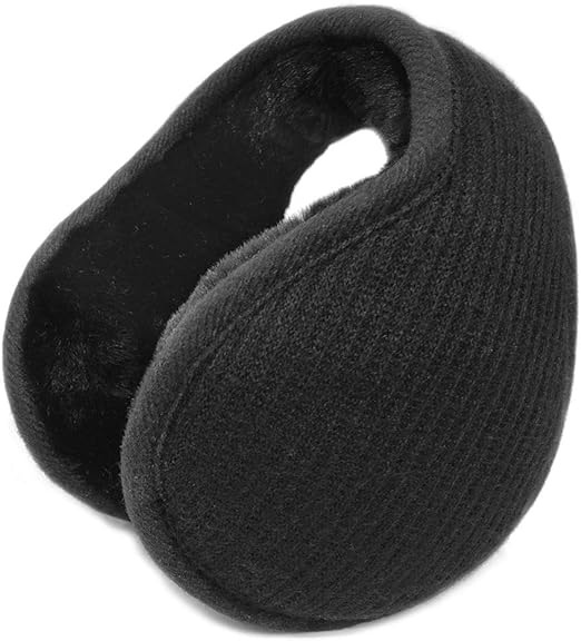 Photo 1 of Outdoor Foldable EarMuffs,Unisex Winter Packable Knit Warm Fleece Ear Warmers Cover
