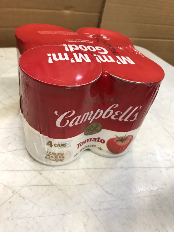 Photo 2 of exp date 11/2025--Campbell's Condensed Tomato Soup, 10.75 Ounce Can (Pack of 4) Tomato 10.5 Ounce (4 Count)