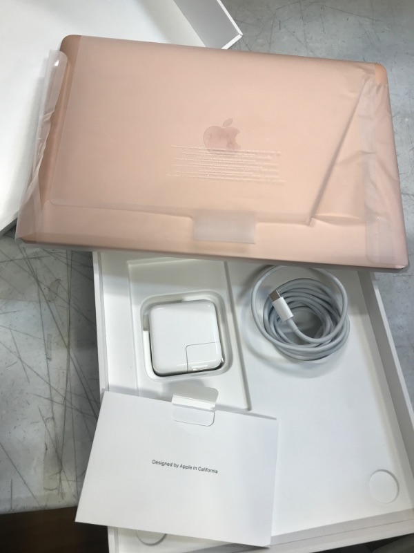 Photo 1 of Apple 2020 MacBook Air Laptop M1 Chip, 13" Retina Display, 8GB RAM, 256GB SSD Storage, Backlit Keyboard, FaceTime HD Camera, Touch ID. Works with iPhone/iPad; Gold 256GB Gold