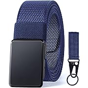 Photo 1 of EIOKBECY Work Belts for Men, Tactical Military Belt with Quick-Release Metal Buckle, 2 Colors Nylon Canvas Golf Belt