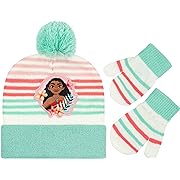 Photo 1 of Disney Moana Girls Beanie Winter Hat and Mittens Cold Weather Set, Age 2-4