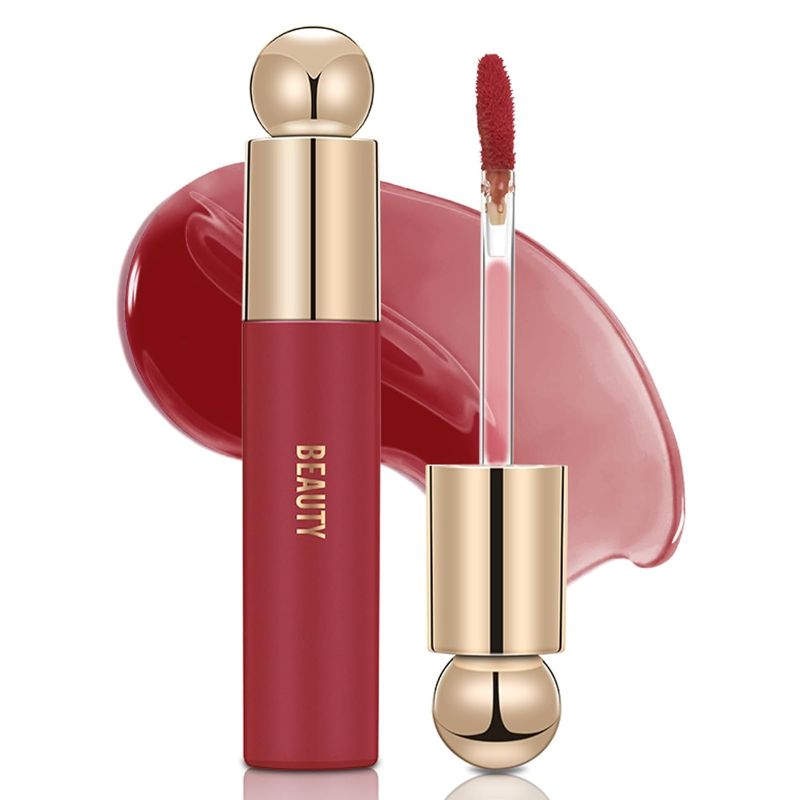 Photo 1 of Erinde Soft Tinted Lip Oil, Moisturizing Shiny Tinted Lip Gloss Lipstick, Lightweight gel-to-oil formula, Non-sticky, Hydrating Long-wearing Lip Care with Subtle Tint and Glossy Finish Lip Glow Oil