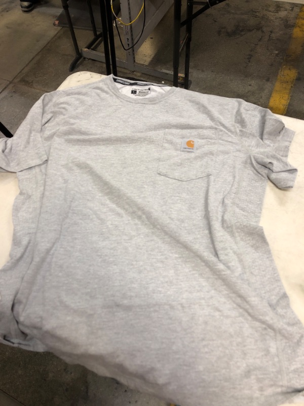 Photo 1 of carhartt shirt - grey size large- relaxed fit 