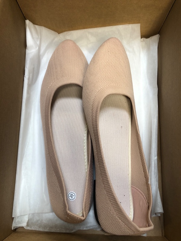 Photo 1 of  womens slip pn pointed shoes - size 9 - pink 