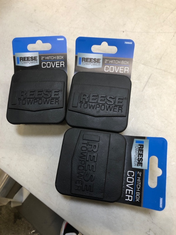Photo 2 of 3 pack 
Reese Towpower 7000600 Receiver Tube Cover Black, 2 inch