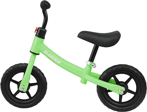 Photo 1 of Elantrip Kid Balance Bike, Birthday Gift Toys for 1-3 Year Old Boys and Girls, No Pedal Bikes for Kids with Adjustable Handlebar and seat