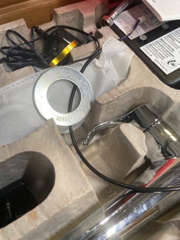 Photo 1 of KOHLER Simplice Response Touchless Pull Down Kitchen Faucet in Polished Chrome, K-22036-CP