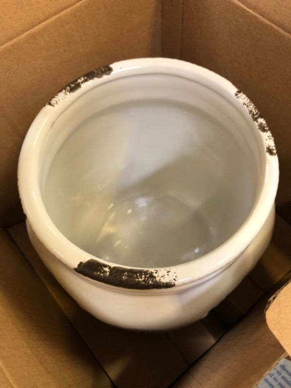 Photo 2 of Zonesum Wide Mouth Mason Jar Kitchen Utensil Holder, 6.5 Ceramic