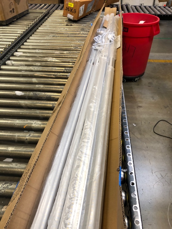 Photo 1 of hykolity 6 Pack 8FT LED Shop Light Fixture, 80W Integrated LED Tube Light, 10000LM, 5000K Daylight, Linkable Shop Lights, 8 Foot T8 LED Tube Light for Garage,Warehouse, Workshop, Plug and Play, ETL 8FT-6Pack