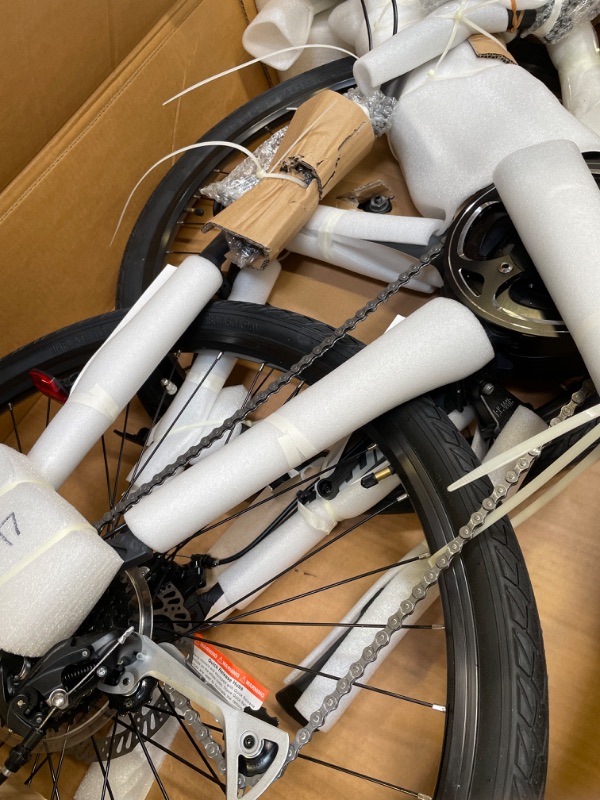 Photo 1 of Schwinn Voyageur Electric Bike, Mechanical Disc Brakes Dark Blue Medium Step-Through Frame Mid-drive