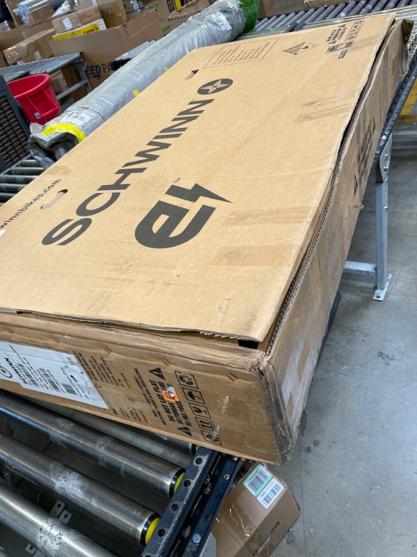 Photo 1 of Schwinn Voyageur Electric Bike, Mechanical Disc Brakes Dark Blue Medium Step-Through Frame Mid-drive