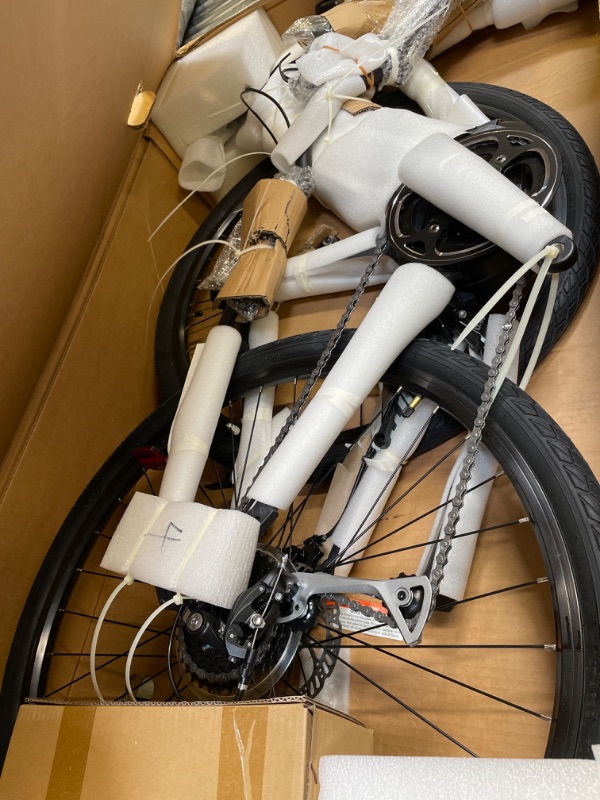 Photo 1 of Schwinn Voyageur Electric Bike, Mechanical Disc Brakes Dark Blue Medium Step-Through Frame Mid-drive