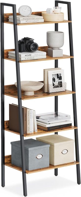 Photo 1 of 
VASAGLE Bookshelf, 5-Tier Narrow Book Shelf