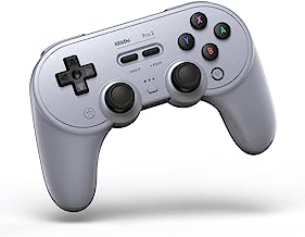 Photo 1 of 8BitDo Pro 2 Bluetooth Controller for Switch, PC, Android, Steam Deck, Gaming Controller for iPhone, iPad, macOS and Apple TV (Gray Edition)
