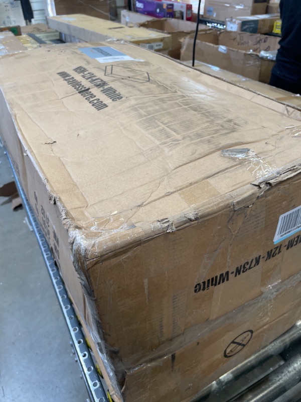 Photo 3 of PayLessHere 12 Inch Green Tea Memory Foam Mattress,Bed-in-a-Box Medium Firm Mattress Fiberglass Free CertiPUR-US Certified Breathable Bed Mattress for Cooler Sleep Supportive & Pressure Relief,King White King 12 IN