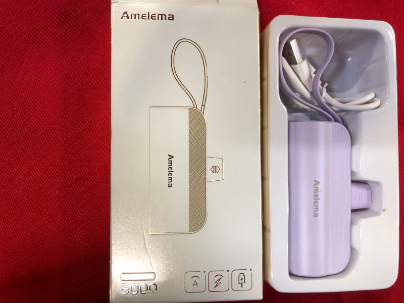 Photo 2 of 1pc--amelema Portable Charger USB C, 