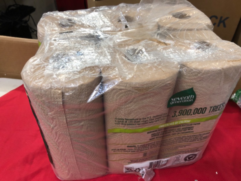 Photo 2 of Unbleached 100% Recycled Paper Towels (6 Rolls per Pack)