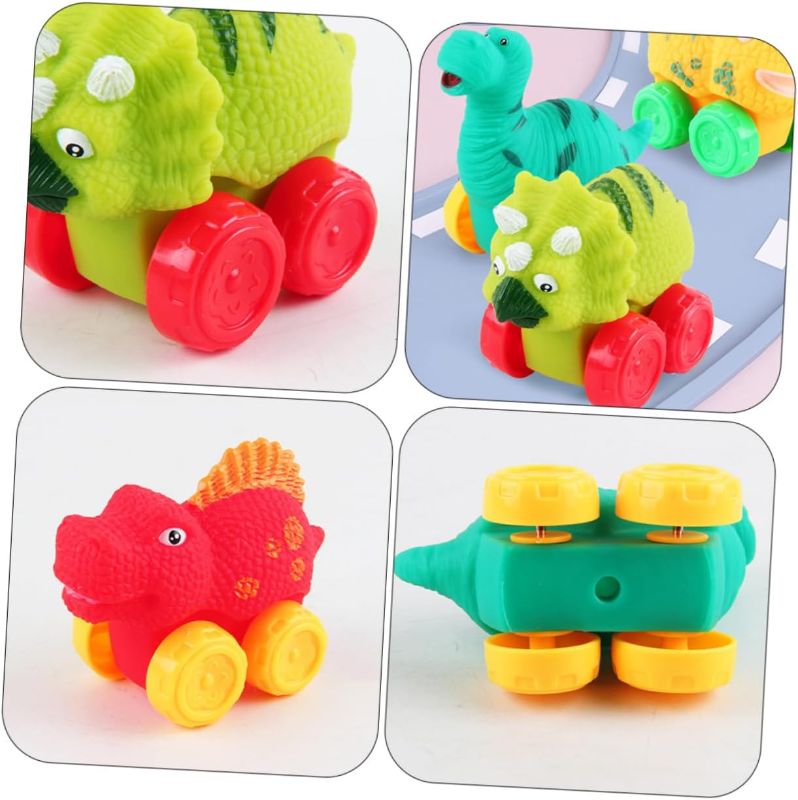 Photo 1 of 
Totority 15 Pcs Dinosaur Car Children Plaything Toys Toddlers Push and Go Car Toys Animal Toy Kidcraft Playset Friction Powered Car Toy Truck Tiny Cars...