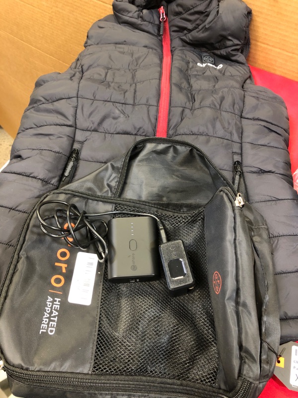 Photo 2 of ORORO Men's Fleece Heated Vest with Battery Pack