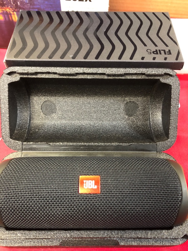 Photo 2 of JBL FLIP 5, Waterproof Portable Bluetooth Speaker, Black Flip 5 Black