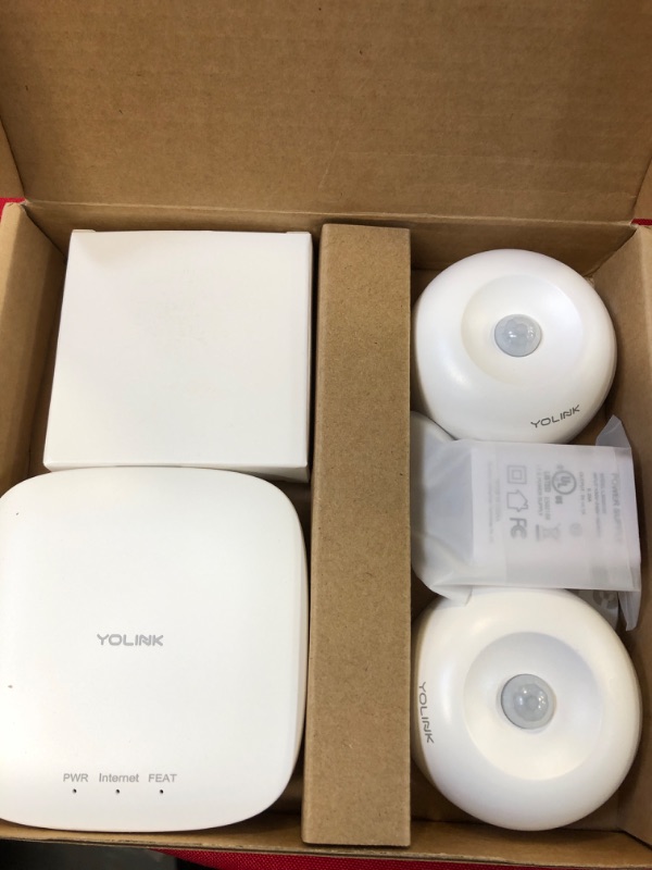 Photo 2 of 
YoLink Smart Home Starter Kit: Hub & Water Leak Sensor 4 with 105dB Audio Alarm 4-Pack, SMS/Text, Email & Push Notifications, Freeze Warning, LoRa...