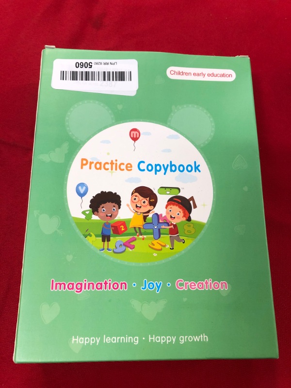 Photo 2 of Reusable Grooved Handwriting Workbooks,Magic Copybook,Magic Writing Practice Copy Books, to Help Children Improve Their Handwriting Ink Practice Age 3-8 ?Calligraphy for Kids(5 Books with Pens)