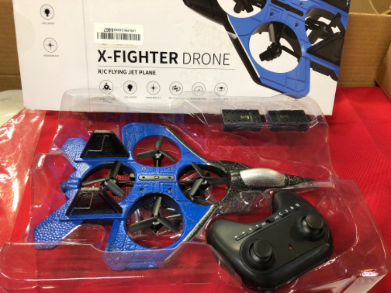 Photo 1 of Jet Fighter Stunt RC Airplane,2024 Upgrade Remote Control Airplane, 2.4GHz Remote Plane with 360°Stunt Spin Remote and Light for Plane Glider...