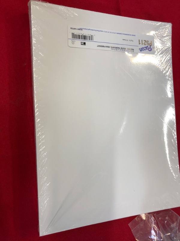 Photo 2 of Pacon White Heavyweight Tagboard, 9" x 12", 100 Sheets/Pack (5211)