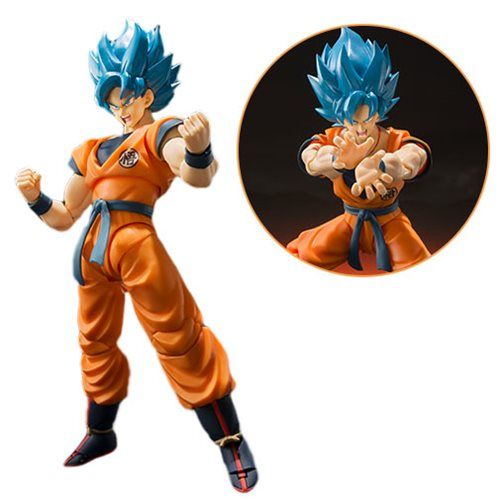 Photo 1 of Bandai Dragon Ball God Super Saiyan Goku Action Figure Set 5 Pieces
