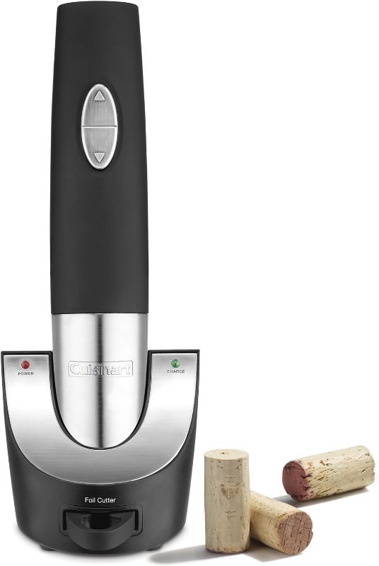 Photo 1 of Cuisinart Vacuum Sealer Cordless Wine Opener, One Size, Black
