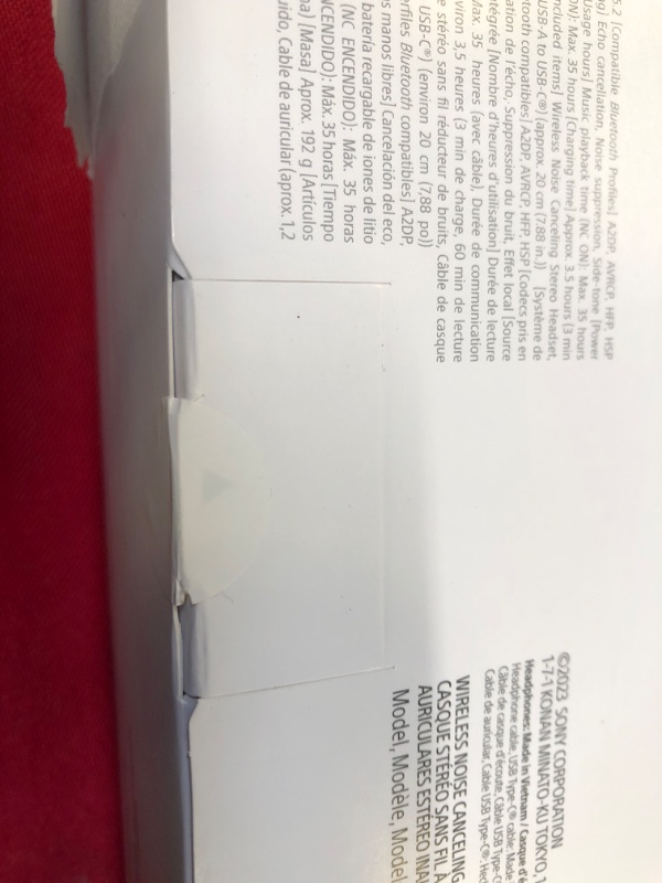 Photo 3 of Sony WH-CH720N Noise Canceling Wireless Headphones Bluetooth Over The Ear Headset with Microphone and Alexa Built-in, White New