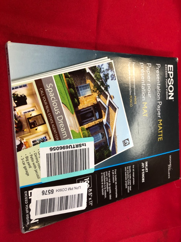 Photo 2 of Epson Heavyweight 8.5x11 Matte Paper, 50 Sheets (S041257),