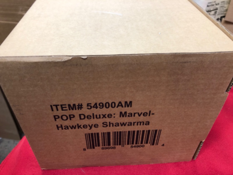 Photo 2 of Funko Pop! Deluxe Marvel: Avengers Victory Shawarma Series - Hawkeye, Amazon Exclusive, Figure 3 of 6