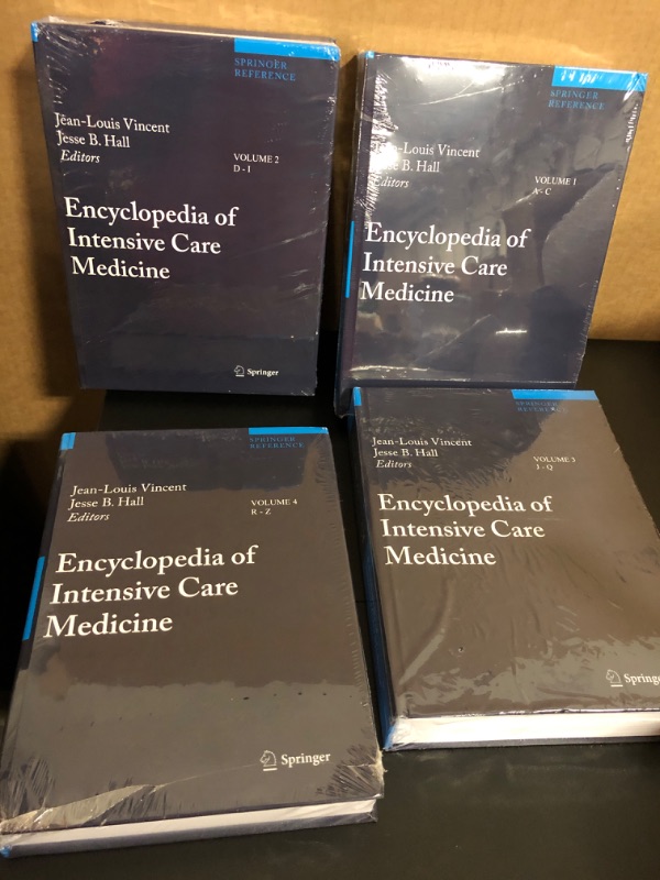 Photo 2 of Encyclopedia of Intensive Care Medicine - by  Jean-Louis Vincent & Jesse B Hall (Hardcover)---FACTORY SEALED