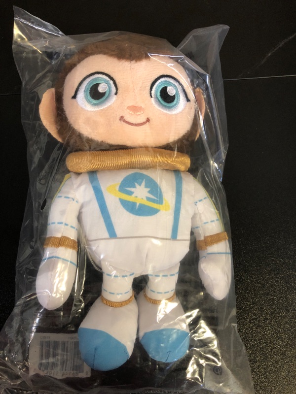 Photo 2 of Netflix Ridley Jones Collectible Plushie Peaches Toy, 8-Inch Stuffed Animal, Astronaut Monkey, Kids Toys for Ages 3 Up by Just Play