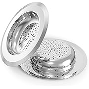 Photo 1 of 2Pcs Kitchen Sink Strainer, 4.5in Sink Drain Strainer, Sink Drain Basket, Food Catcher for Kitchen Sink